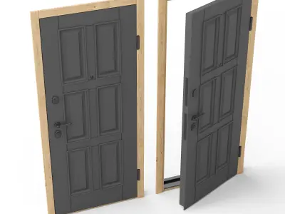 Qary Door 3D model