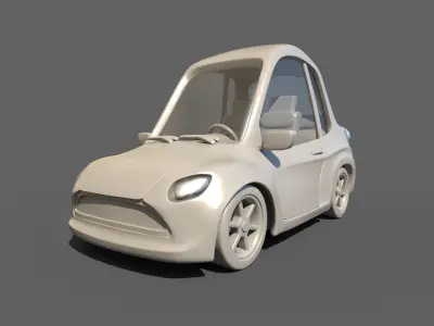 car cartoon 3D model purchase