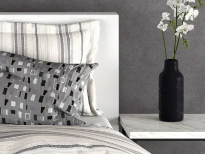 Bedroom set 11 3D model