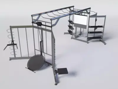 ATLAS GROUP TRAINING SYSTEM Free low-poly 3D model