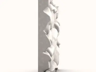 Wild Rock Wall Structural Element 3D model