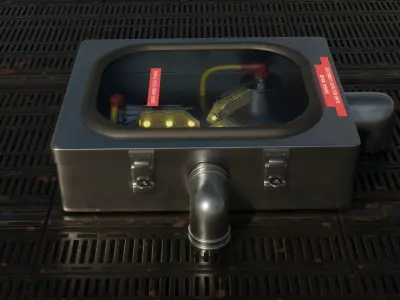 Flux Capacitor 3D model