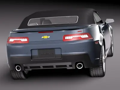 Chevrolet Camaro SS Convertible 2014 3D model