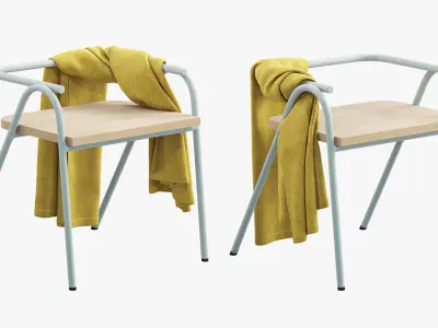 Grand Rapids Half Hurdle Chair 3D model