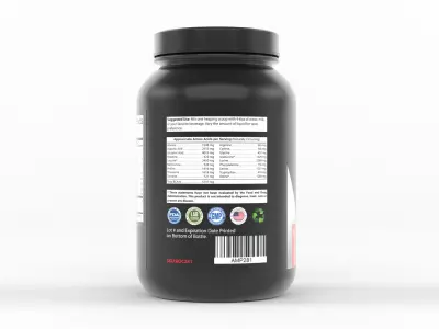 Protein Powder 3D model