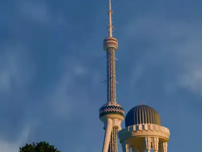 Teleminora Tashkent TV tower  Free 3D model