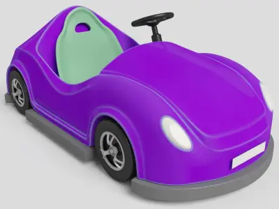 riding toy car  3D model