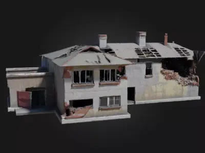 Abandoned Warehouse  Echoes of Industrial Silence 3D model