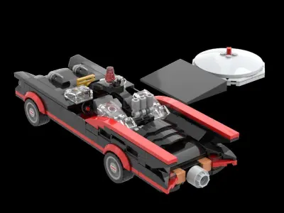 LEGO DC SUPER HEROES BATMOBILE 76188 3D print model