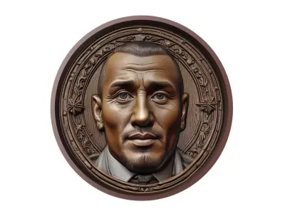 Arturo Vidal Footballer Medallion 3D print model