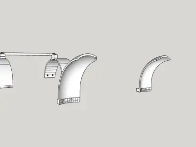 Wheel arches for the 2004 subaru Impreza body from tamiya 3D print model