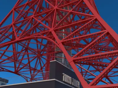 Tokyo Tower 3D model