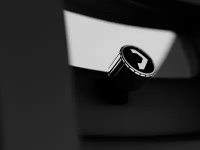 Vossen HFX-1 car ring-5lug edition Low-poly 3D model