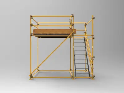 Scaffolding 3D model