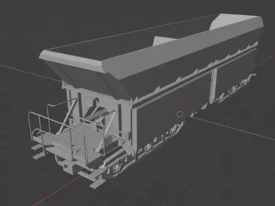 H0 1-87 scale Faals freight car 3D print model