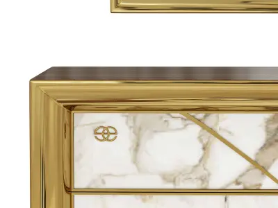 Viola dresser by elve luxury 3D model purchase
