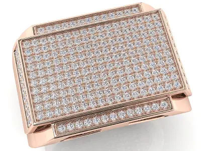 Big fancy mans ring 3D print model