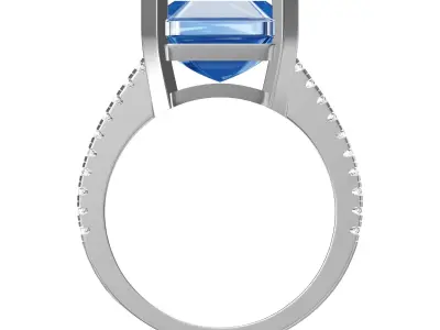 Wedding Ring  3D print model 15