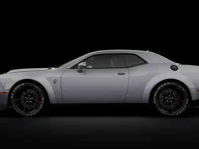 Dodge Challenger SRT Hellcat Redeye Widebody 3D model