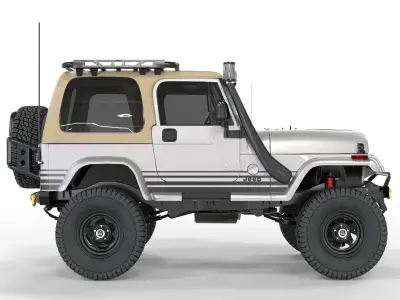 1980 Jeep CJ5 Expedition Edition 3D model