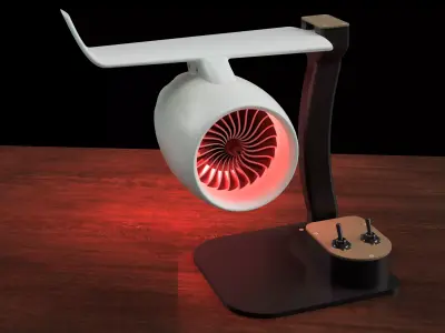 USB Desktop Turbofan 3D print model