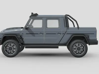 Brabus 800 XLP Low-poly 3D model