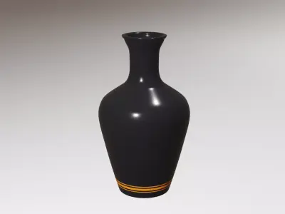 flower vase Free 3D model 2