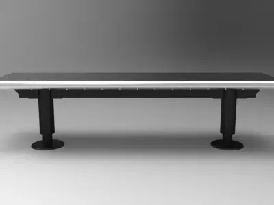 Bench for streets or shopping centers Free 3D model