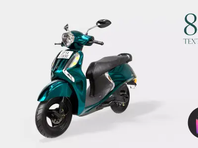 Fascino Scooter Low-poly 3D model