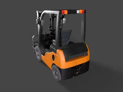forklift Low-poly 3D model