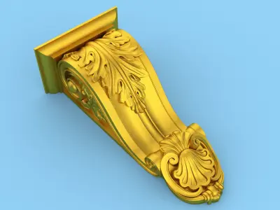 Modern Corbel 3D model
