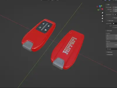 CAR KEY 03 3D model