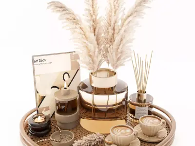 decorative set 001 3D model