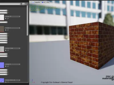 Material Smart Brick Series Smart Master Materials Mark 03 3D model