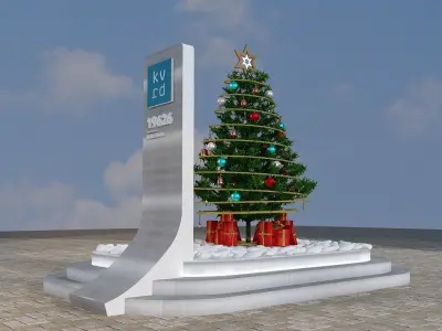  Street Square Design a269a 3D model