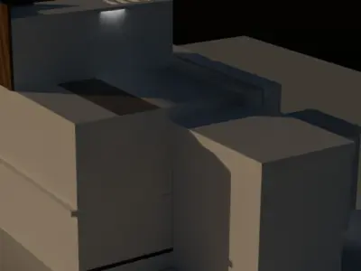 Dream House Low-poly 3D model