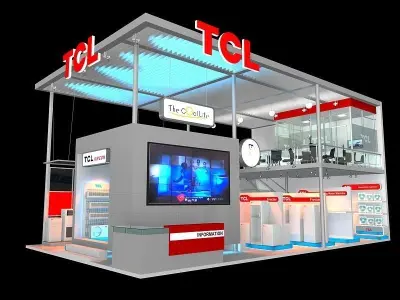 20 Exhibition Booth 3D model 3D model