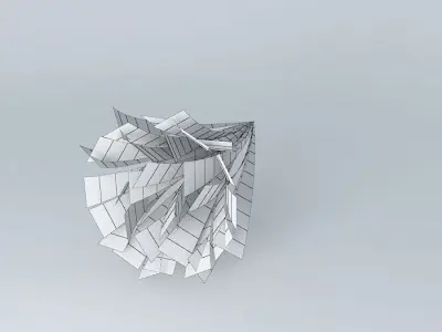 Golden flute Free 3D model