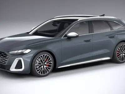 Audi S5 Avant 2025 3D model