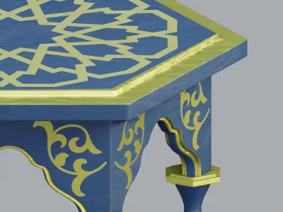 Moroccan nightstand 3D model