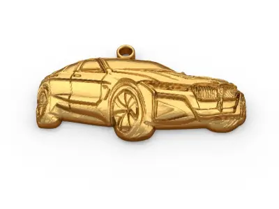car pendant-06 printable jewelry 3D print model