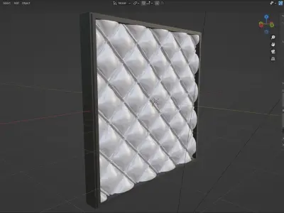 fabric panel - try it for free Free 3D model