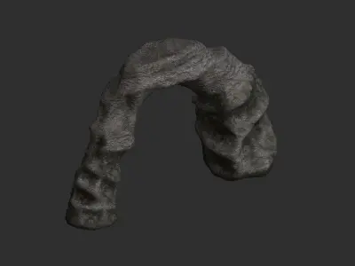 Small Stone Arch Free low-poly 3D model