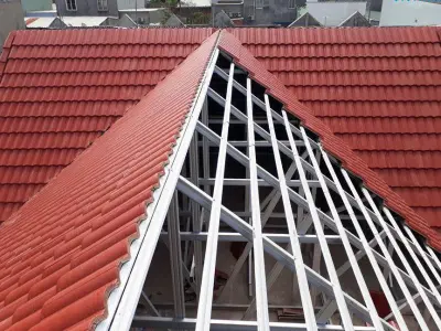 Full design construction profile of Revit2020 3D model