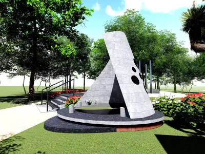 tomb complex 3D model