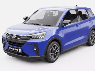 Perodua Ativa 3D model