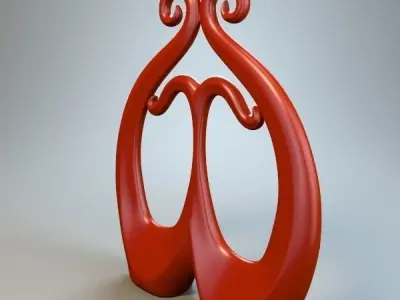Abstract Figure 3D model 6