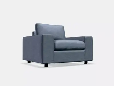 VIMLE Armchair 8 Low-poly 3D model