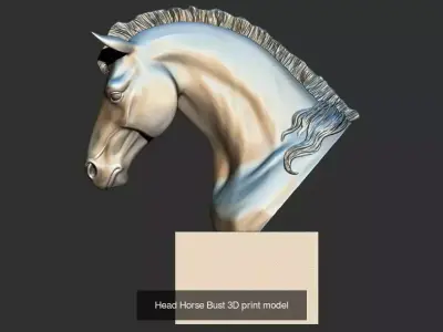 Horse 3D Printable STL Models 3D Model Collection