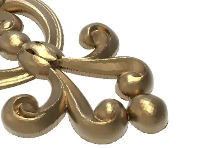  decorative pattern ready for 3D printing 3D model 196